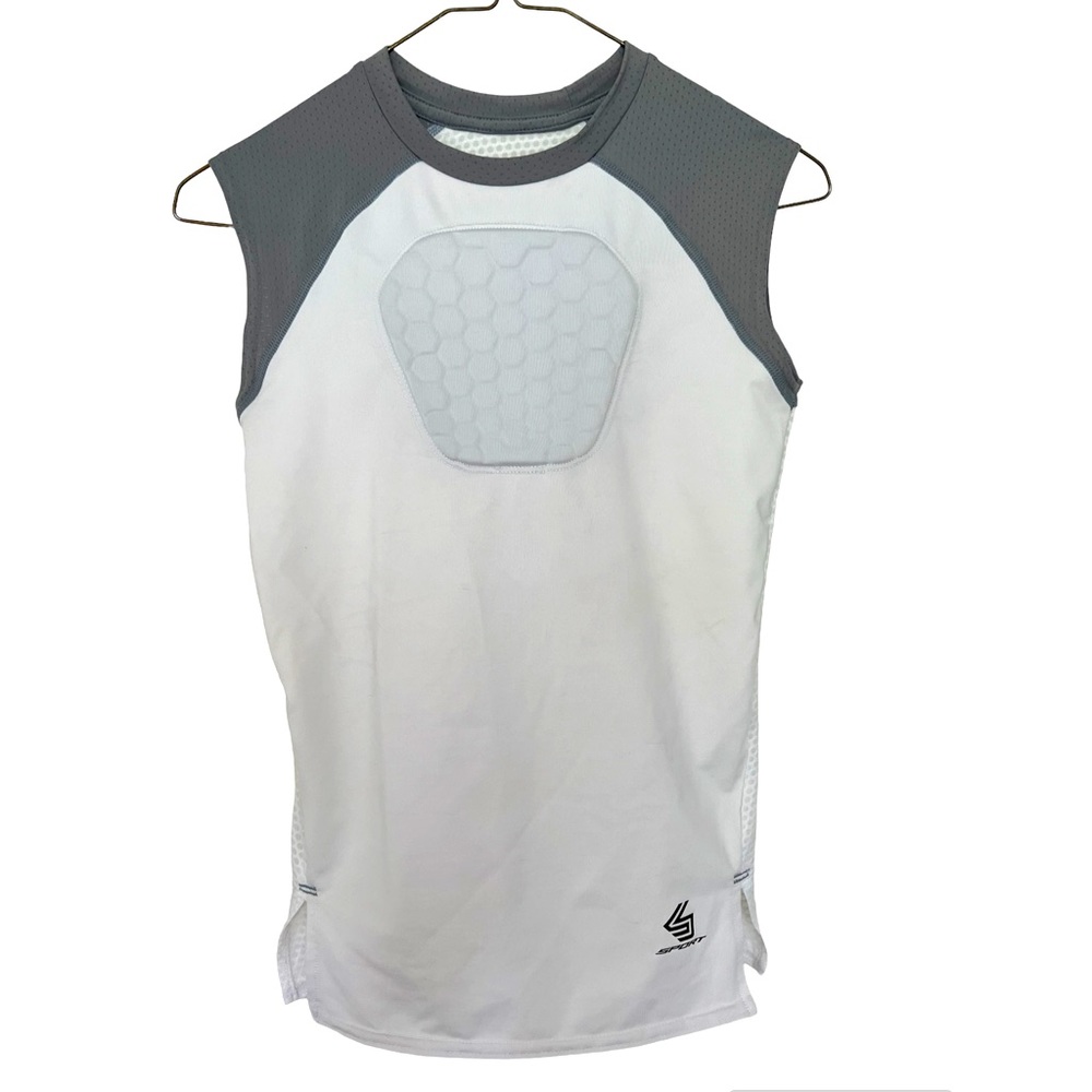Sport baseball Shirt With Padding At Chest Size Youth Medium.